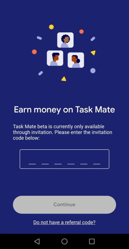 Google Task Mate Invitation Code India