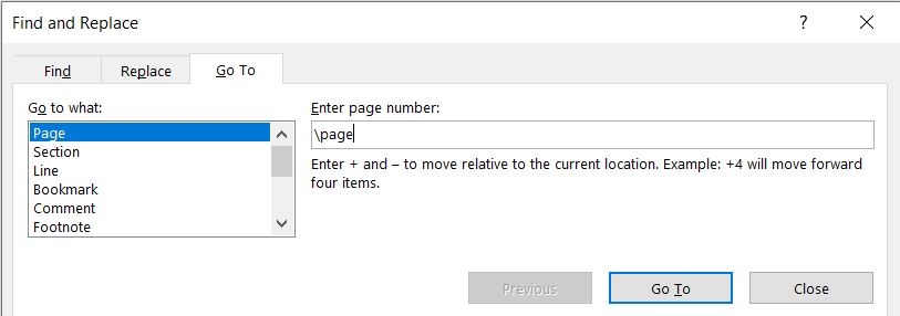 How to delete a blank page in word