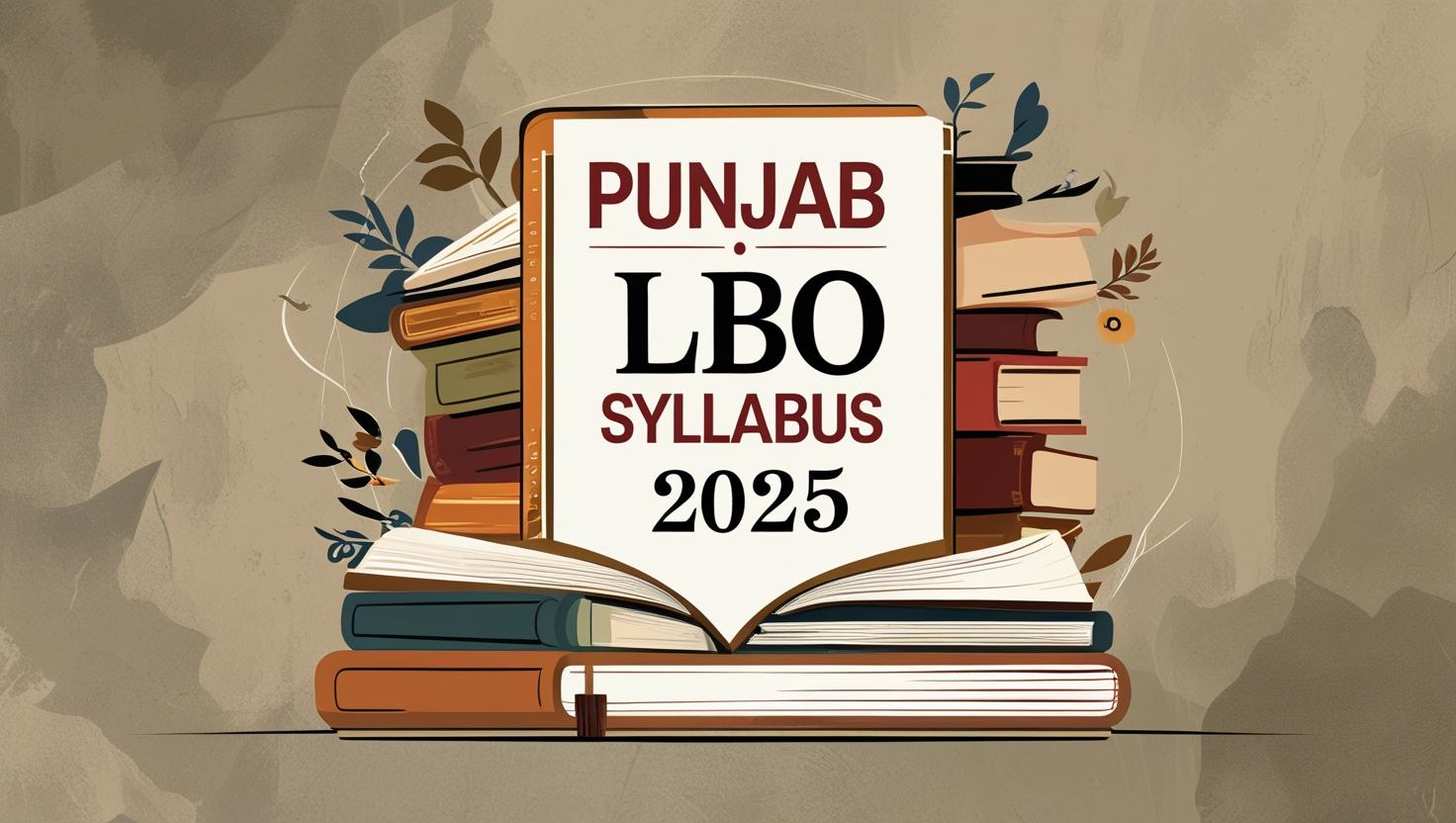 PUNJAB LBO Syllabus 2025