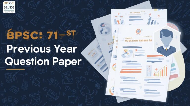 BPSC 71st Previous Year Question Paper PDF Download 2025: सम्पूर्ण ...